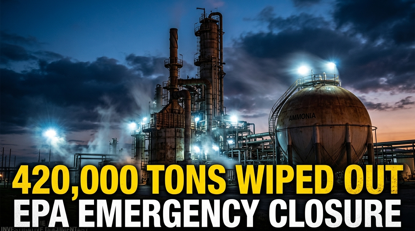 420,000 Tons Wiped Out: The Midwest Fertilizer Plant Shutdown No One Is Reporting